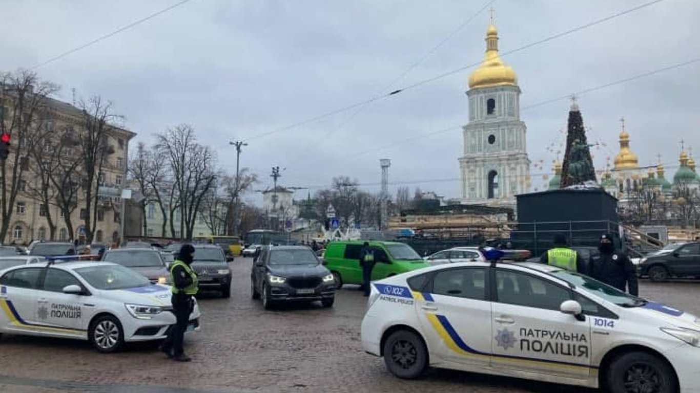 Суд над Порошенко - Киев сковали пробки - карты