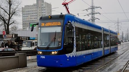 На Лівому березі Києва курсуватимуть три суперсучасних трамваї. Фото - 285x160
