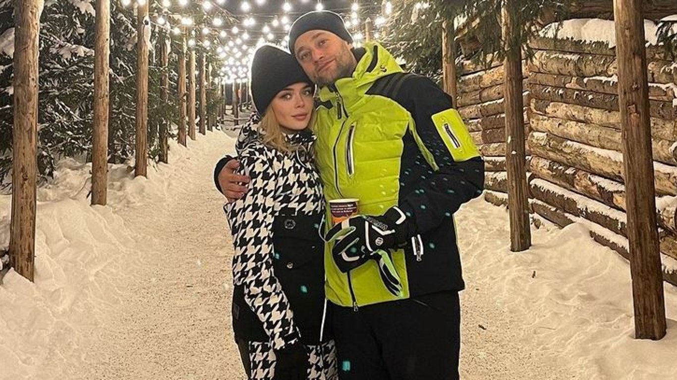 Алина Гросу с 38-летним Полянским наслаждается отдыхом в Буковеле - яркие фото пары