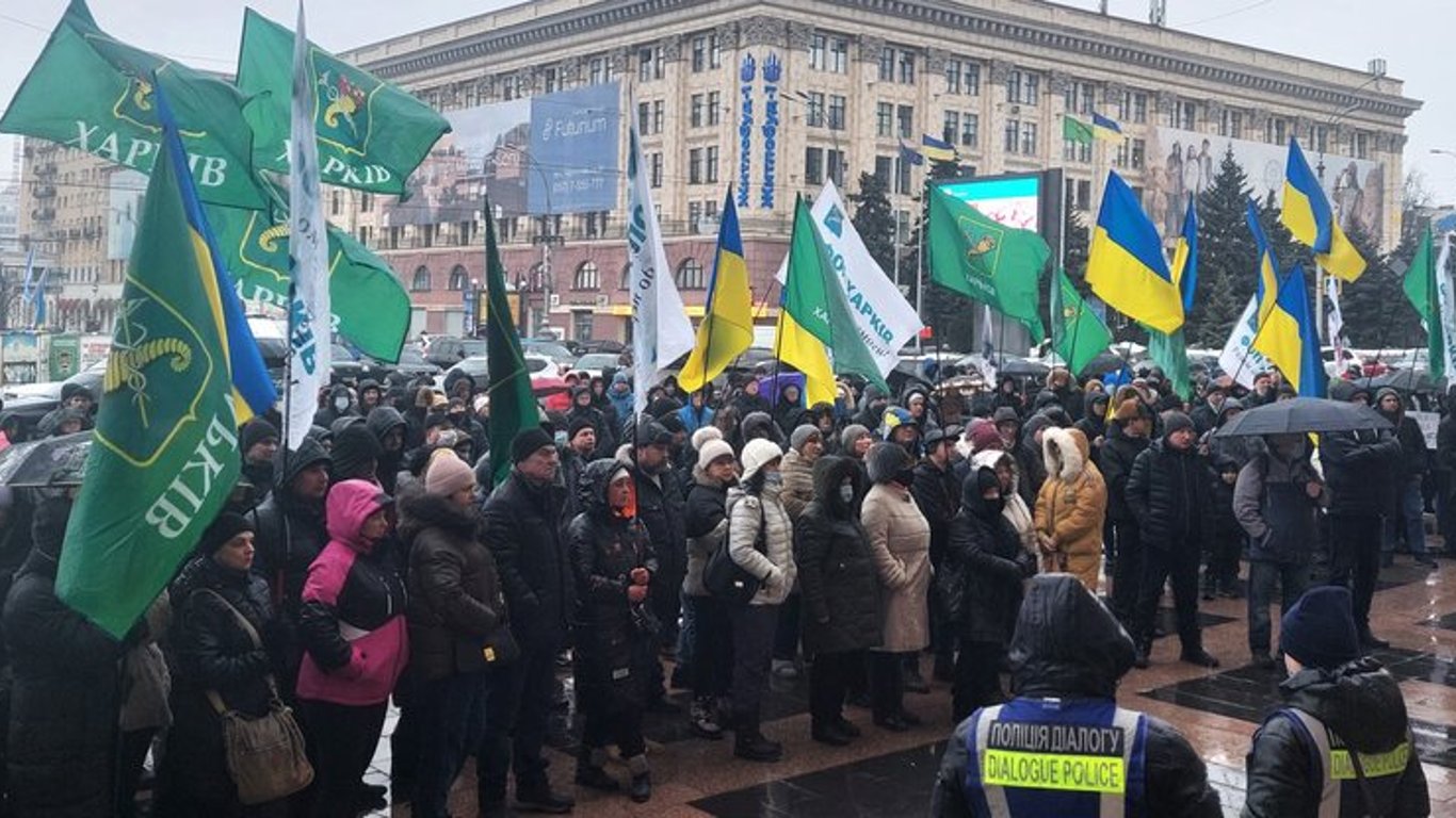 Предприниматели вышли на протест в Харькове – что требуют