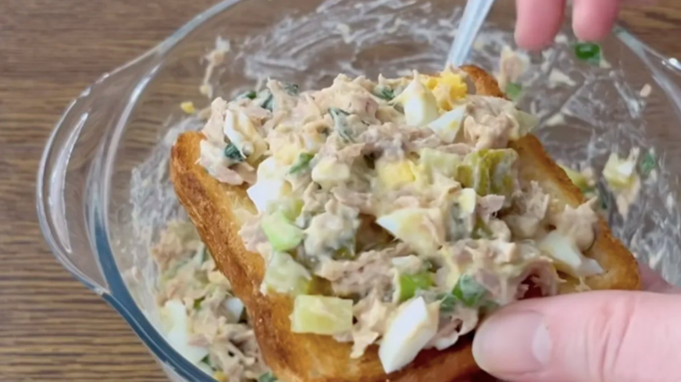 рецепт намазки з тунцем