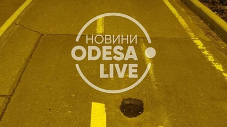 На Трассе здоровья в Одессе появилась опасная выбоина. Фото - 285x160