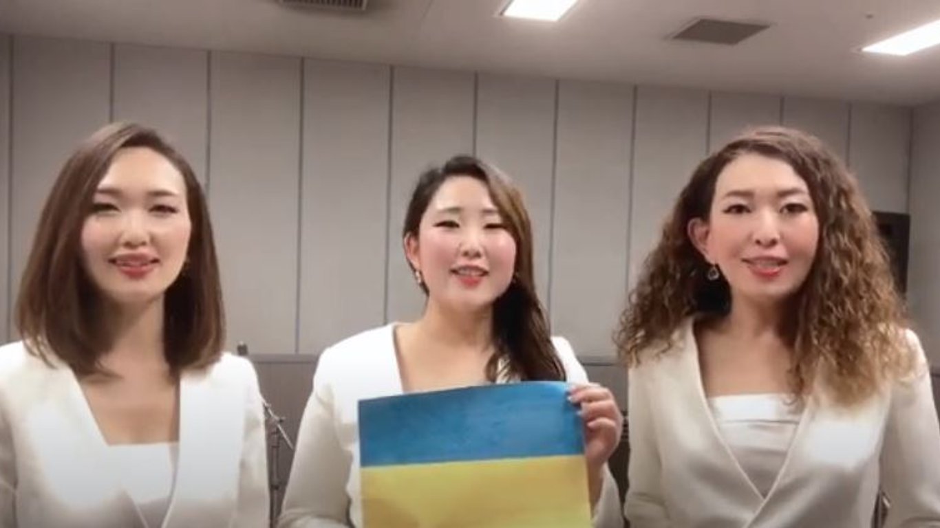 В японском городе-побратиме Одессы спели гимн Украины - видео