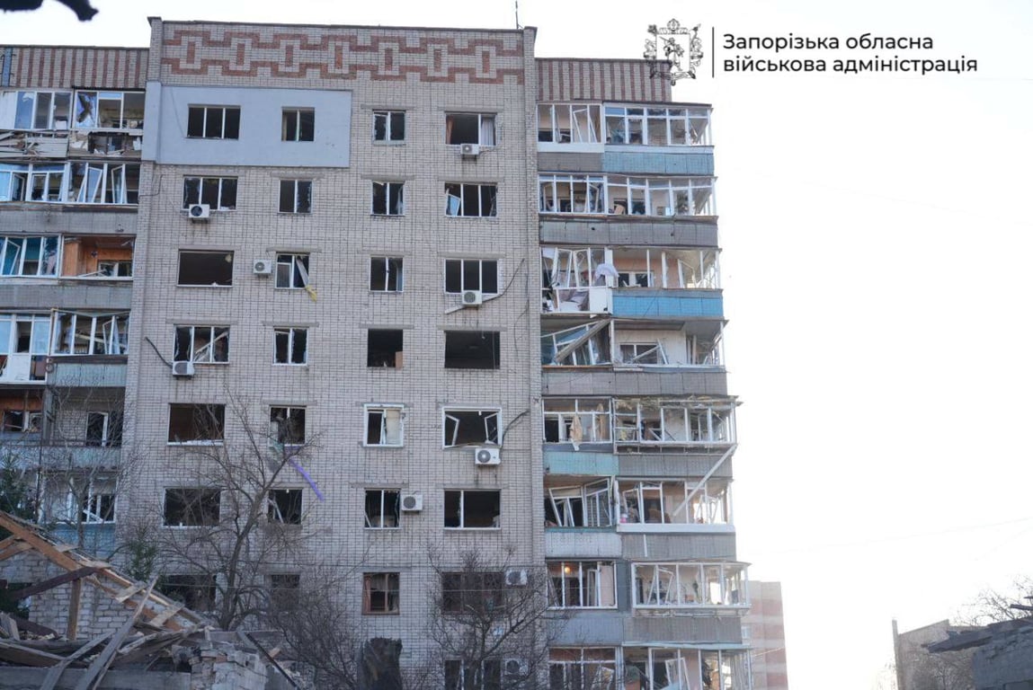 Удар Росії по Запоріжжю 14 березня