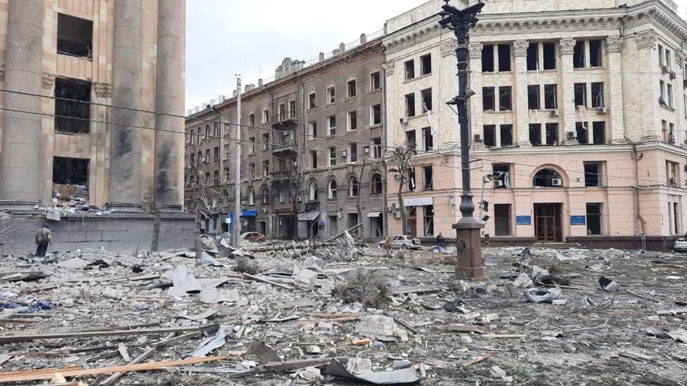 Власти Харьковщины назвали удар по центру города геноцидом украинского народа