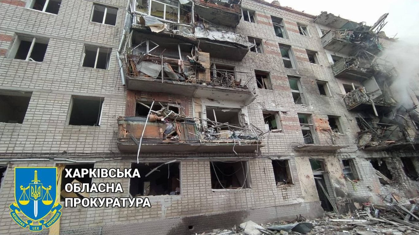 Прокуратура открыла производство по факту обстрела жилых домов в Харькове