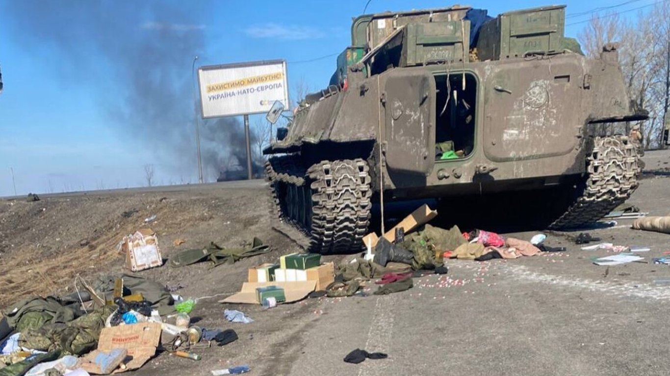 Бої під Києвом - окупанти билися зі своїми же