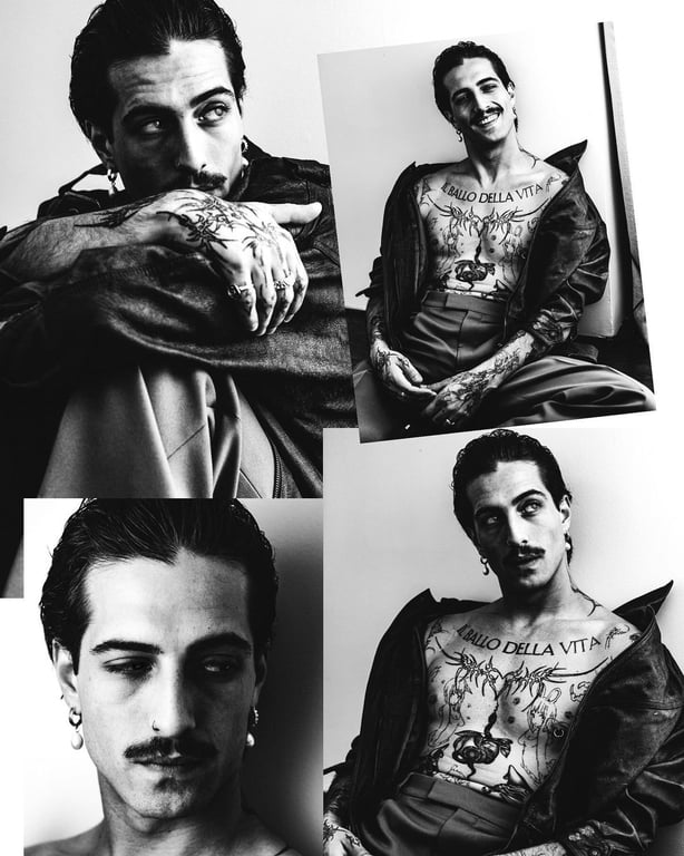 Співак Доміано Давід. Фото: instagram.com/damon_baker/