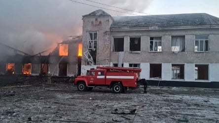 Оккупанты обстреляли город на Харьковщине: ракеты попали в школу и жилое здание. Фото - 285x160