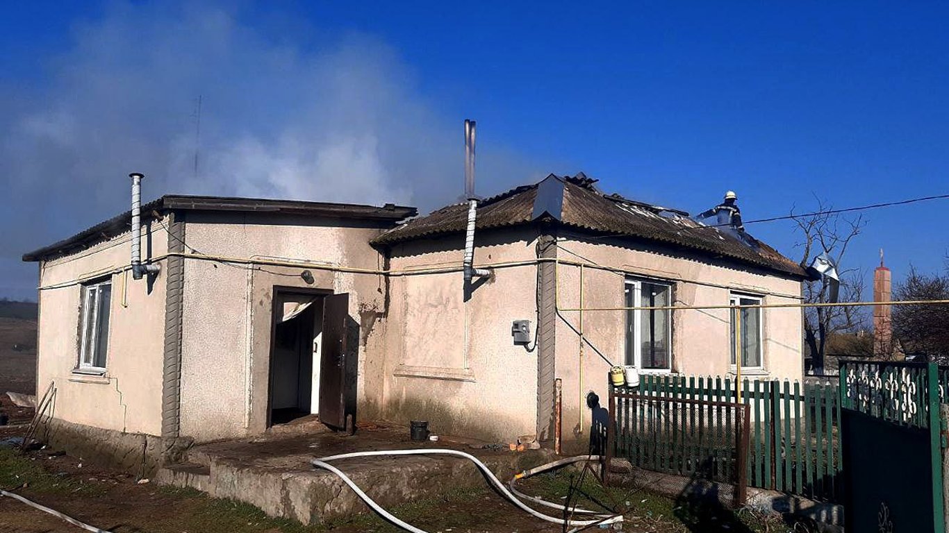 На Одесщине из-за неисправной дымохода горел жилой дом