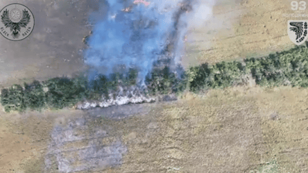 Бійці "Холодного Яру" знищили ворожий склад БК — відео з повітря - 290x166