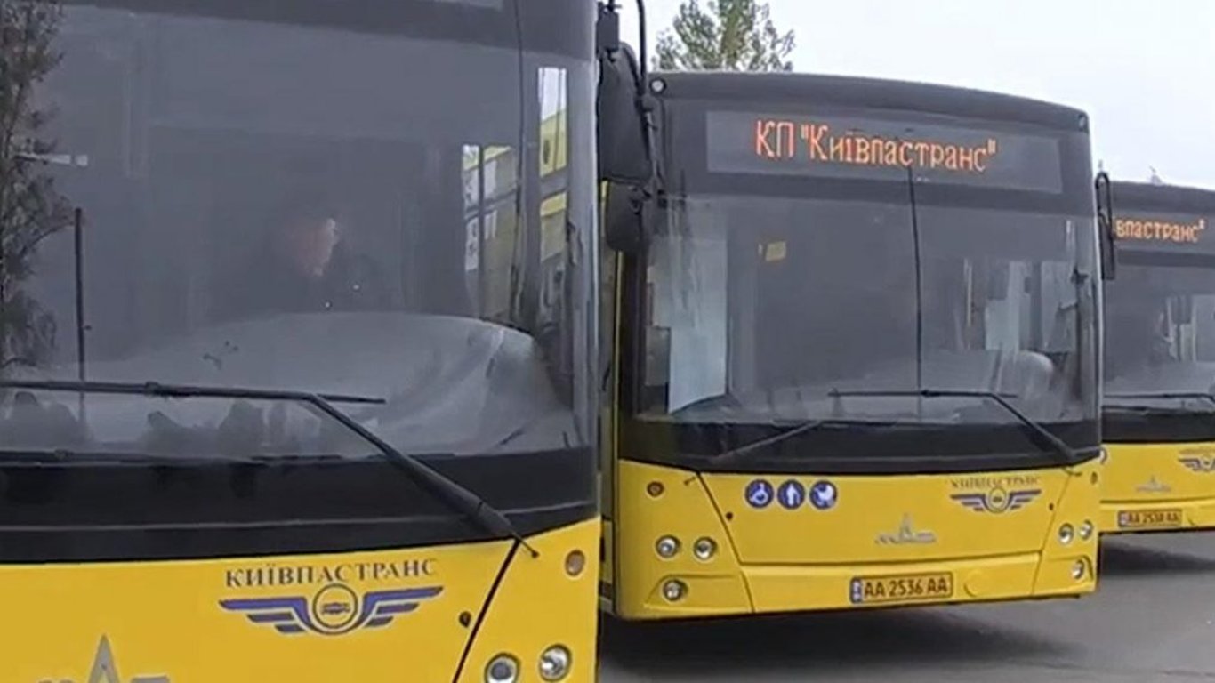 Транспорт Київ - як їздитиме комунальний транспорт 24 березня