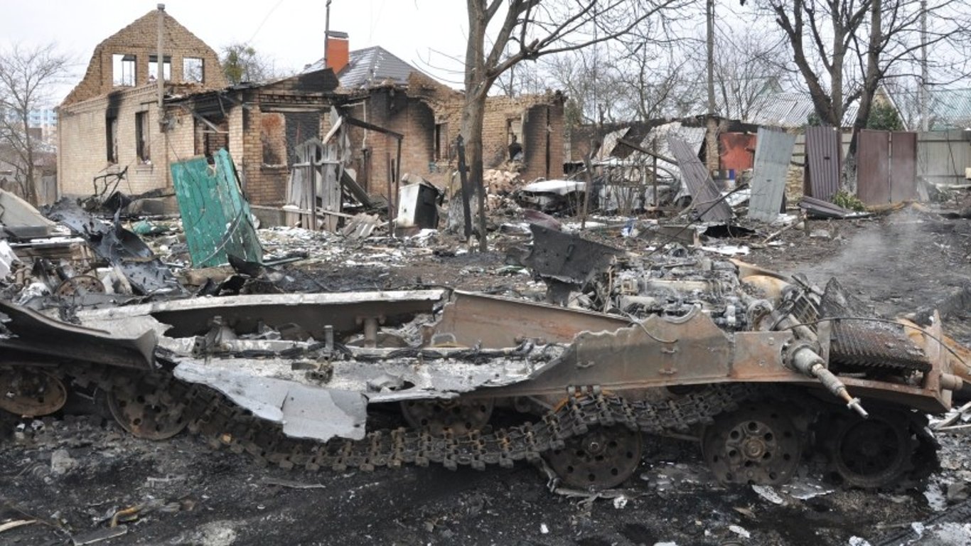 Бои в Гостомеле: страдают села