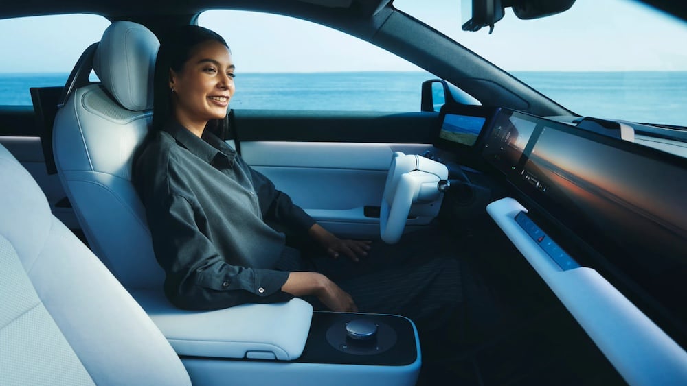 Интерьер электромобиля Afeela 1.