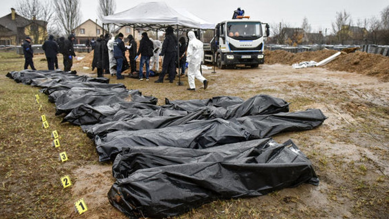 Орки вбили не менше 1084 мирних жителів на Київщині