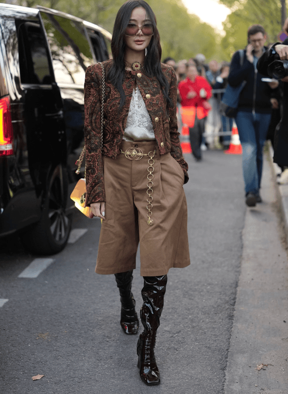 Вільні бермуди можна по-різному обіграти в образі