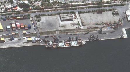 Судно рф, яке перевозить вкрадене українське зерно, знаходиться у порту Сирії. Фото - 285x160