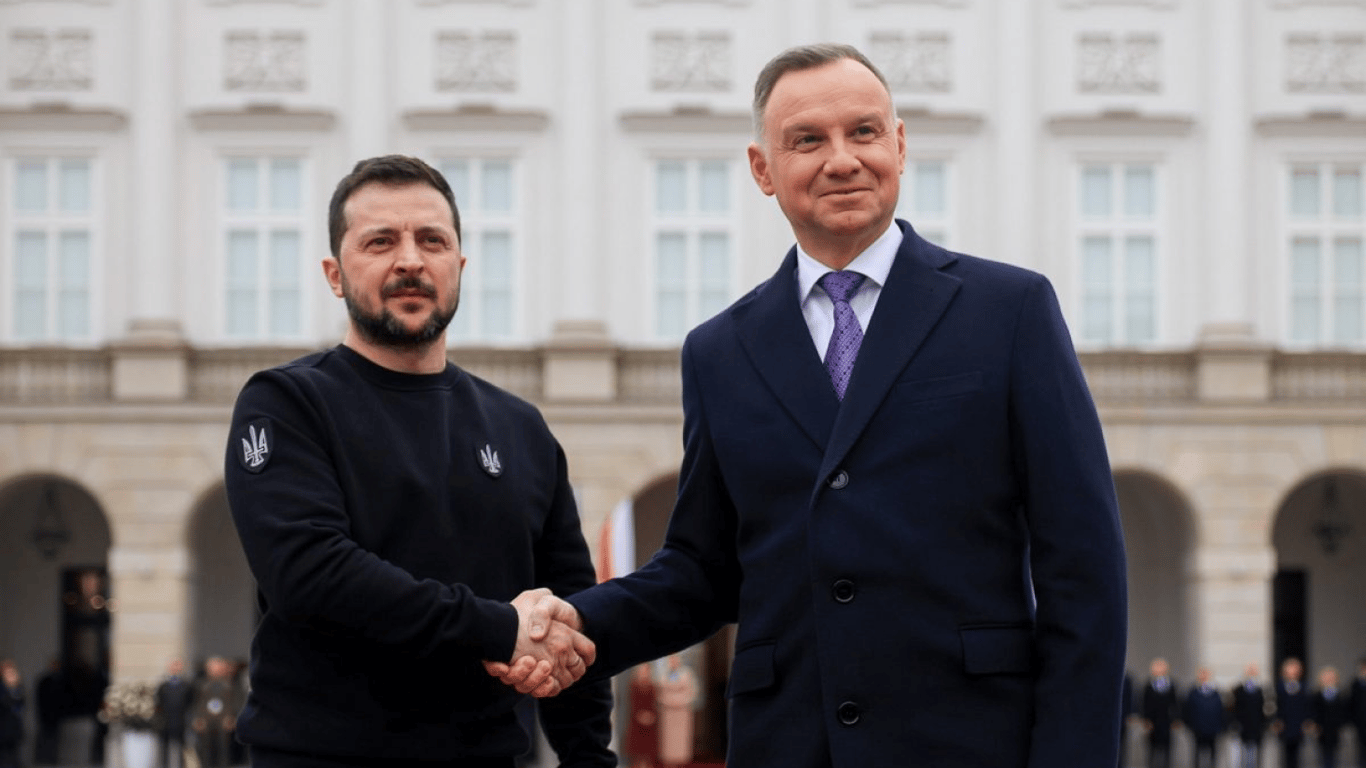 Перед зустріччю з лідерами Німеччини й Франції Дуда поговорив із Зеленським