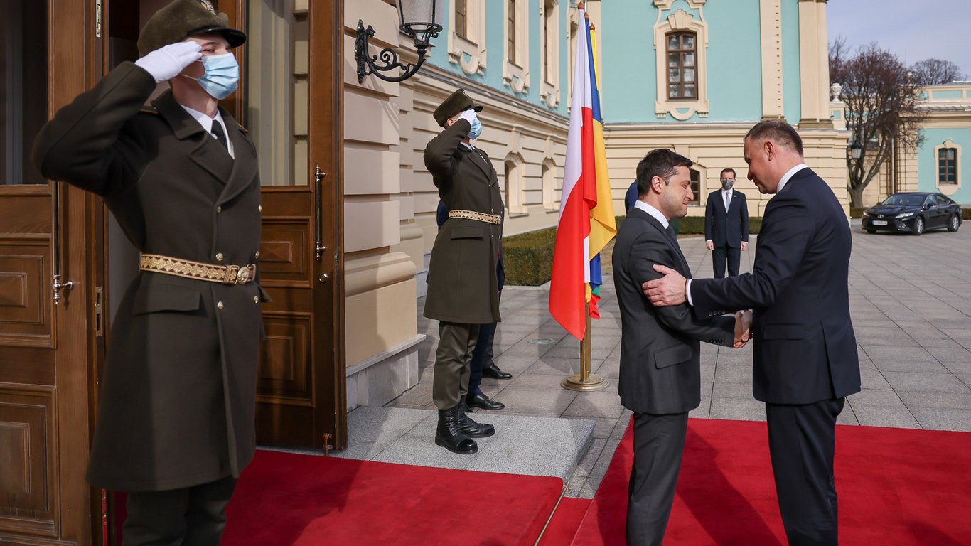 В Украину с рабочим визитом приехал президент Польши
