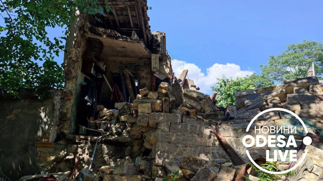 В Одессе рухнул дом
