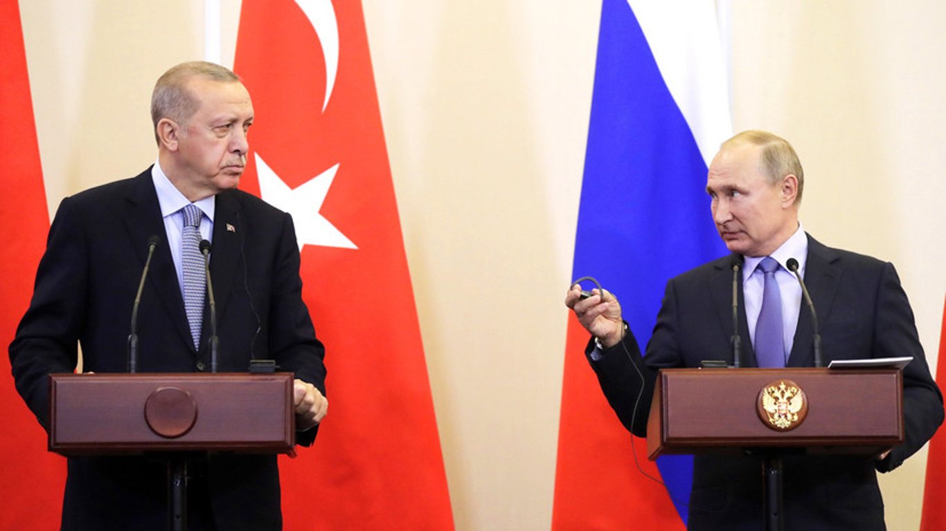 Ердоган та путін обговорили відкриття зернових коридорів
