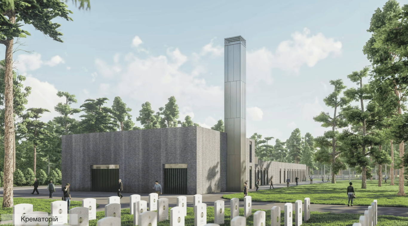 Будівництво військового кладовища на Київщині