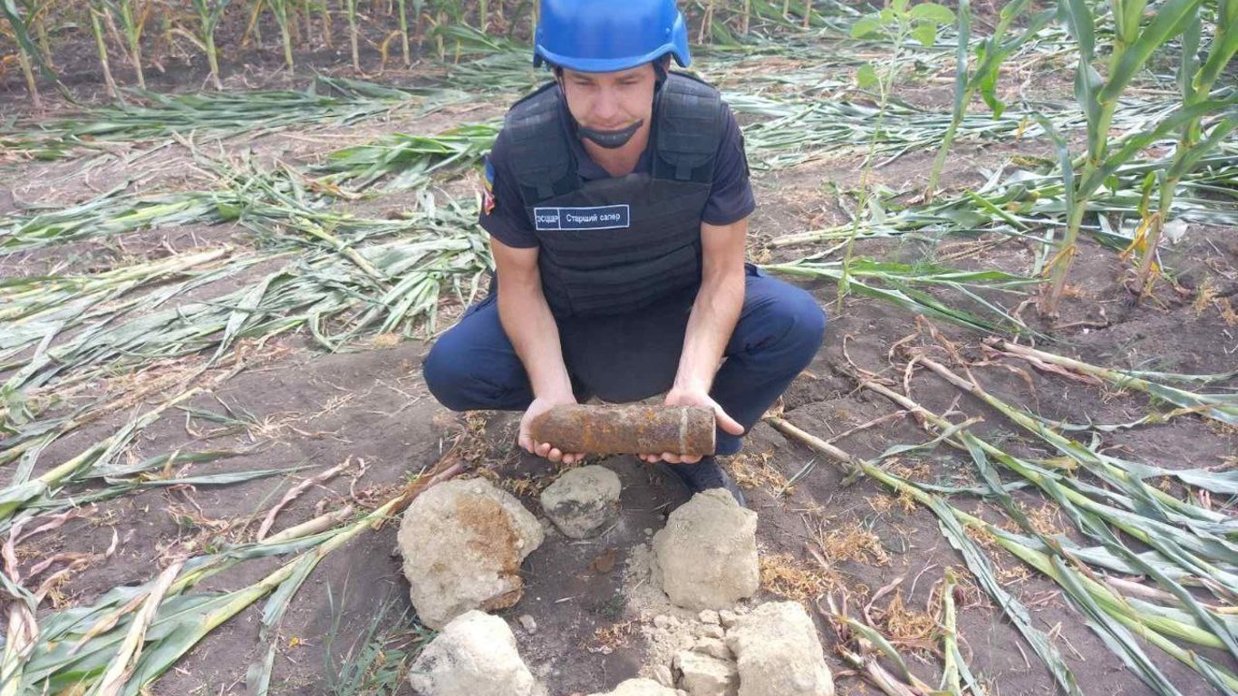 В Подільському районі Одещини знайшли снаряд часів Другої світової війни