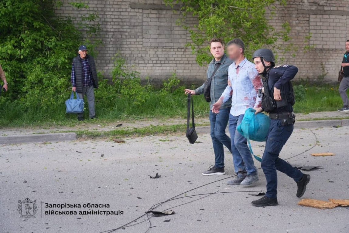 Удар по Запоріжжю СТО