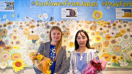"Подсолнечник от Японии": студентка Ариса Ямазаки основала проект в поддержку Украины - 285x160