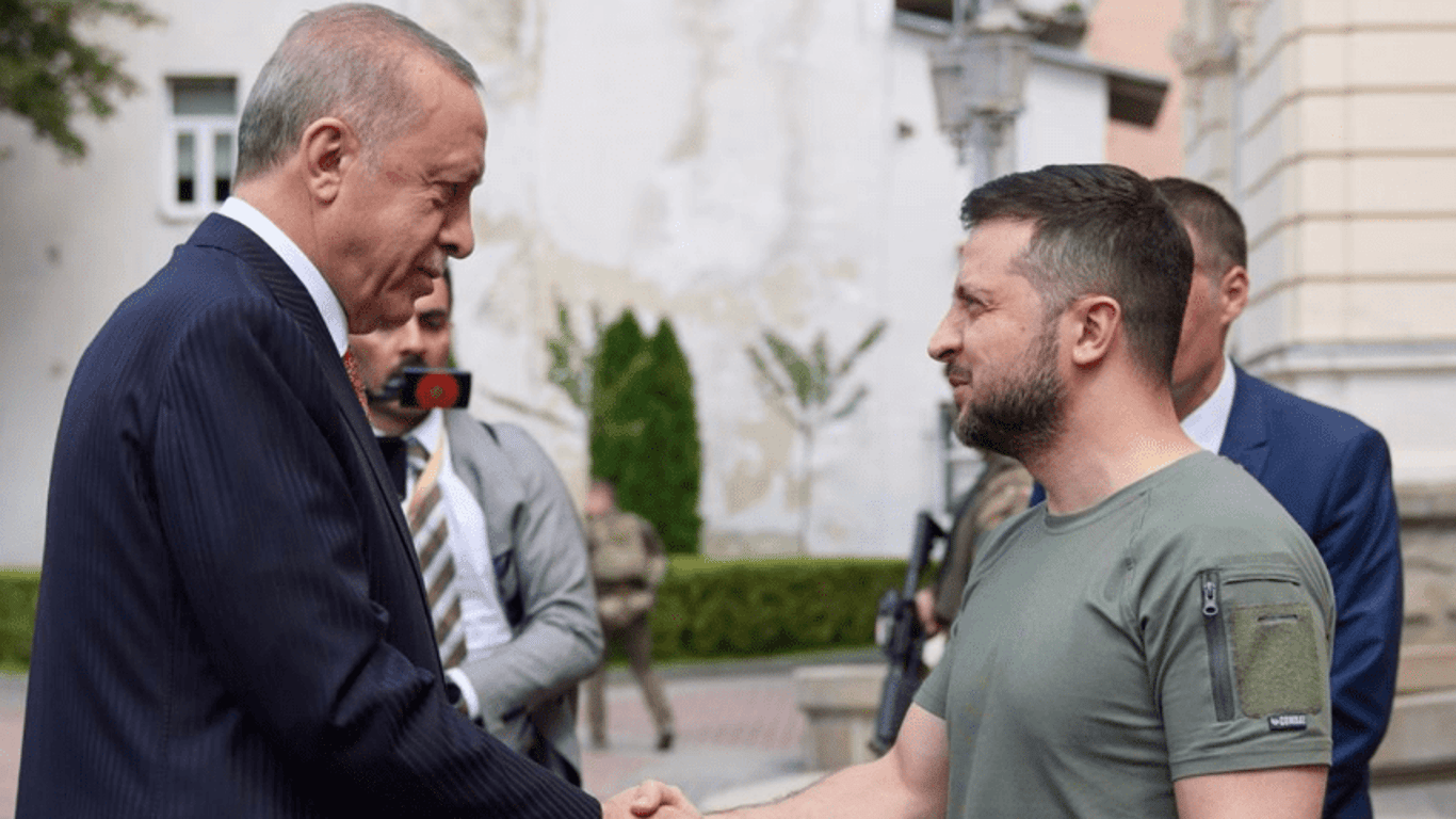 Зеленский рассказал подробности встречи с Эрдоганом во Львове