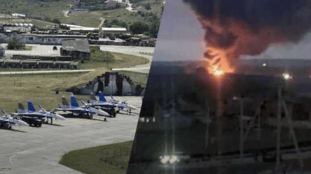 На крупнейшей авиабазе врага в Крыму взрывы (фото, видео) - 285x160