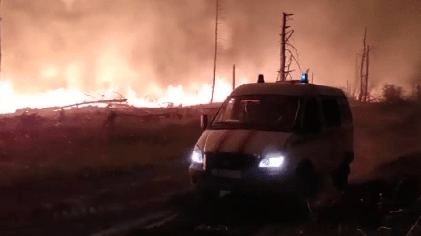 У Бєлгородській області вибухи на складі з боєприпасами пояснили "ефектом лінзи"
