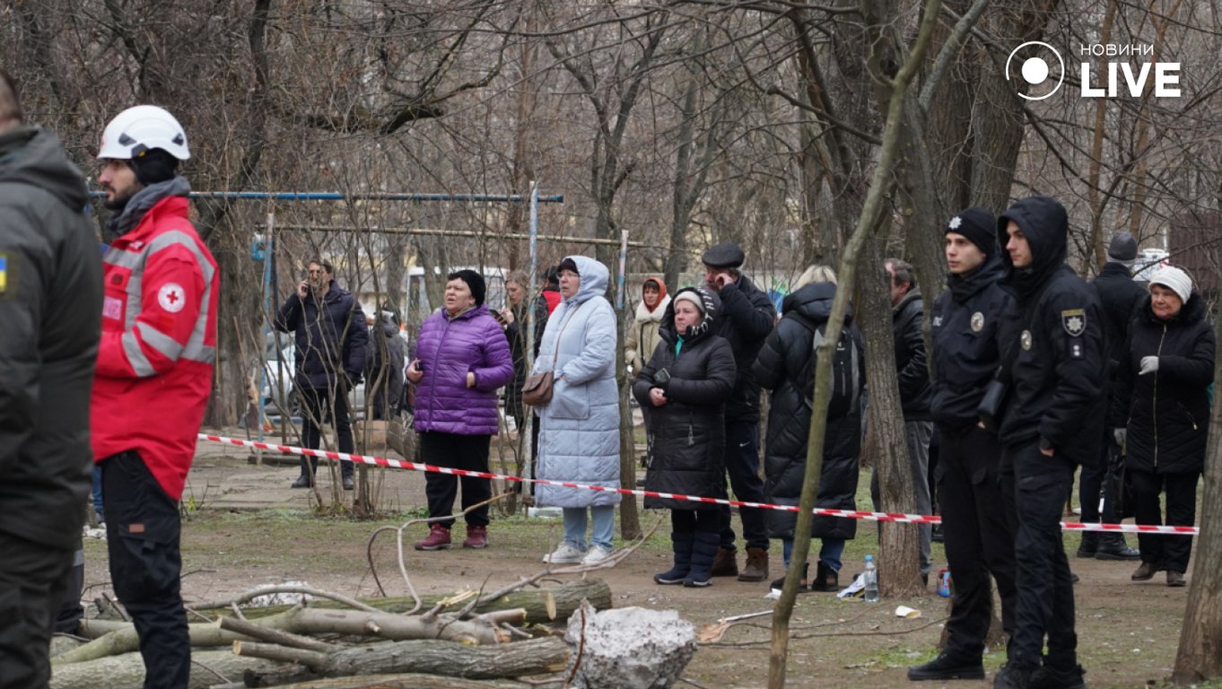 Згадка про удар по проспекту Добровольського в Одесі