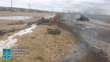 Ворог продовжує тероризувати мирне населення Харківщини — снаряд влучив у цивільне авто - 285x160