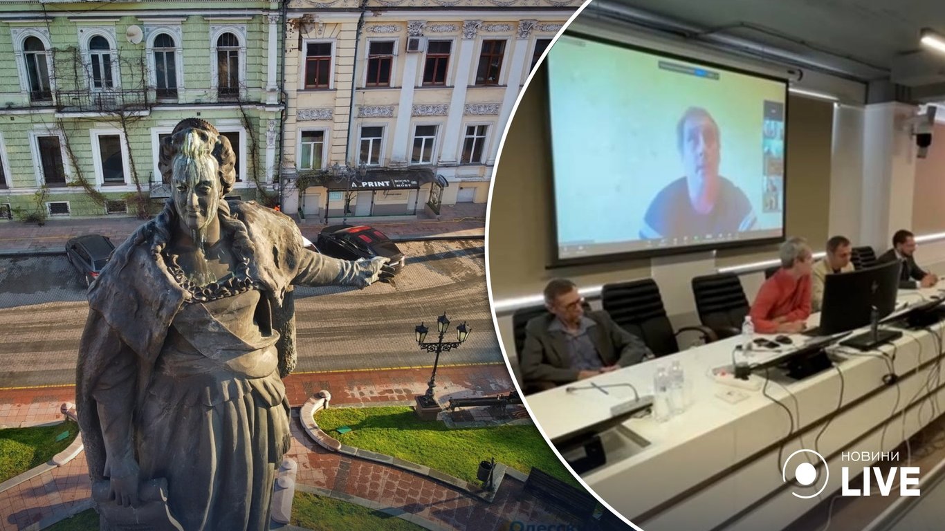 Общественные слушания по поводу судьбы памятника Екатерине II продолжались почти шесть часов