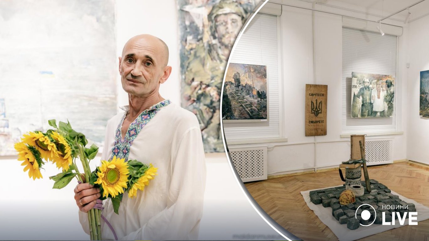 Одеський художник передав десять картин до Музею Революції Гідності
