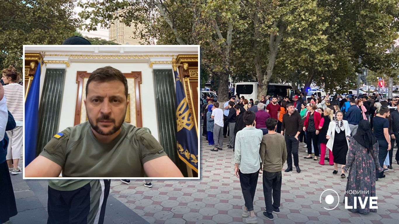 Зеленский отреагировал на протесты в Дагестане