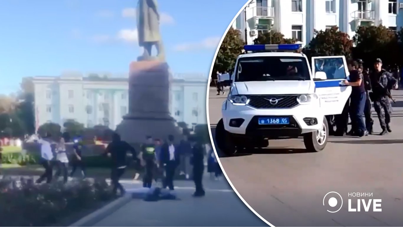 В Дагестане снова протесты из-за мобилизации, людей бросают в автозаки