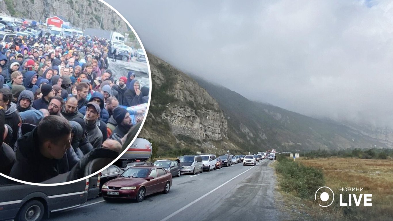 Россияне массово продают автомобили на границе с Грузией: для чего они это делают