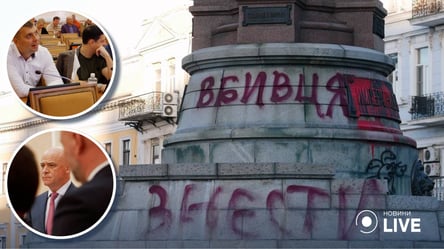 Депутати вимагають знести пам'ятник Суворову в Одесі, а ось Катерину відмовилися переносити до музею - 285x160