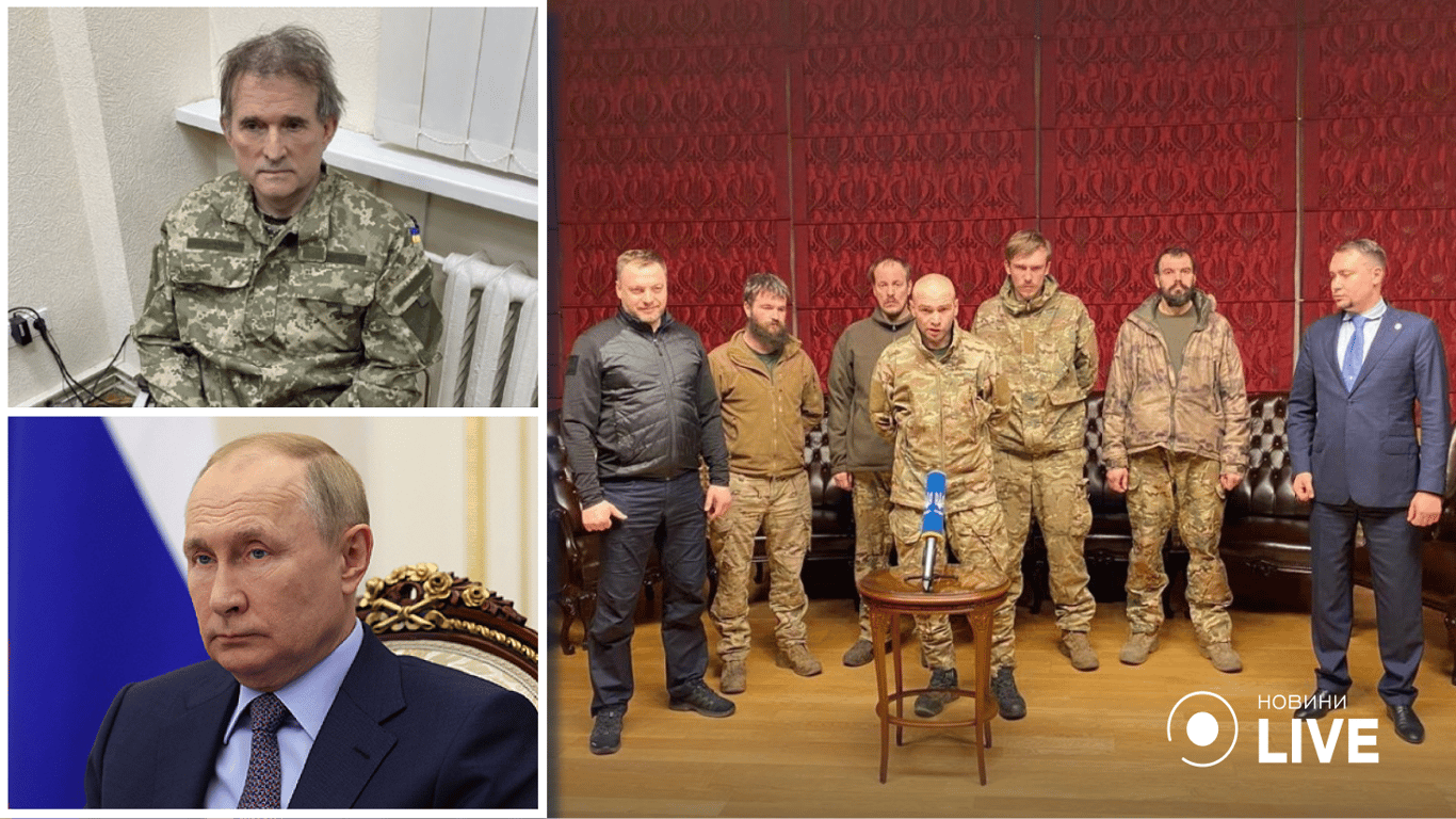 ФСБ була проти, але путін наполіг: ЗМІ дізналися деталі обміну "азовців" на Медведчука
