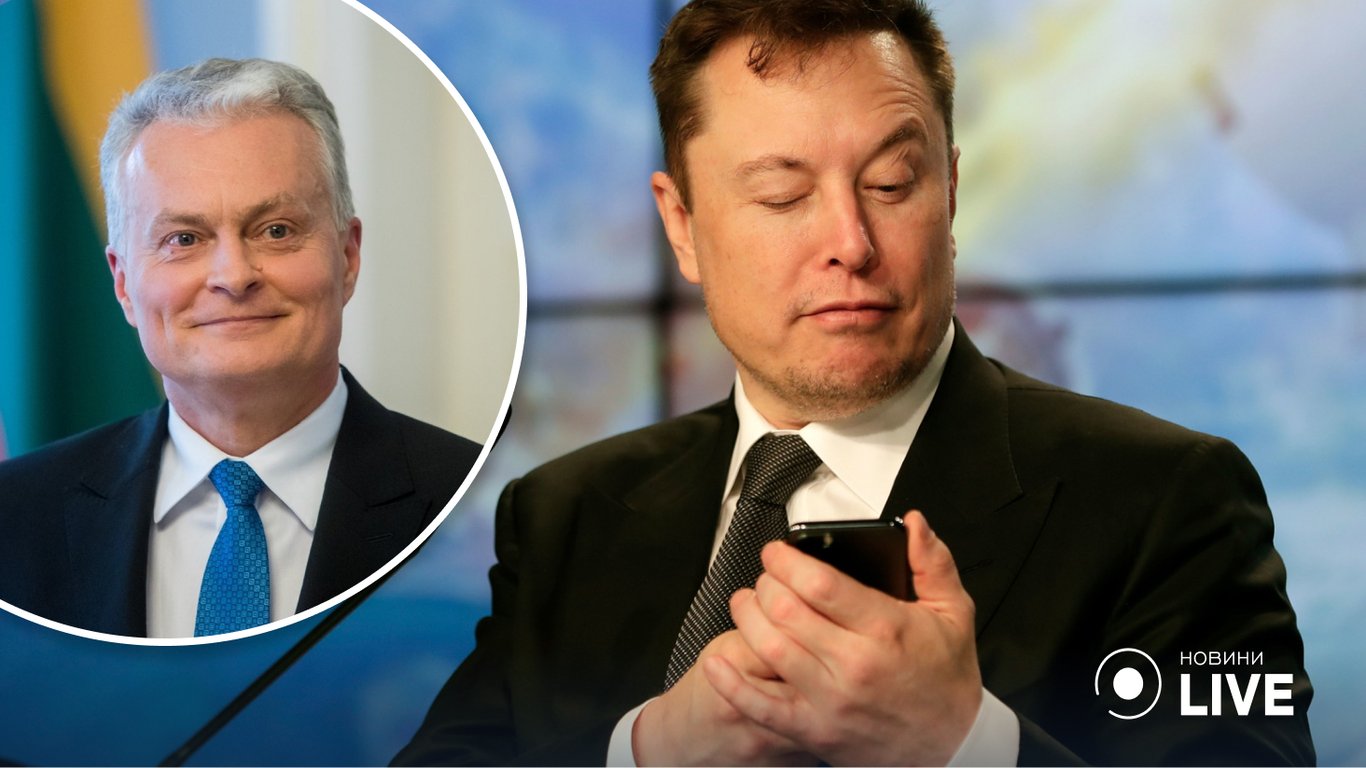 Президент Литвы отреагировал на скандальный твит Илона Маска