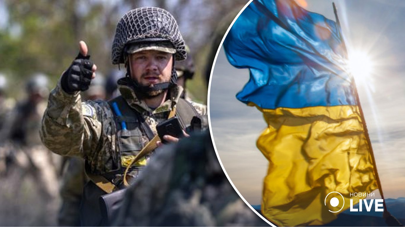 Одесские пехотинцы подняли украинский флаг над селом в Херсонской области