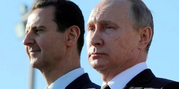 Лідер Сирії Башар аль-Асад та російський диктатор Володимир Путін