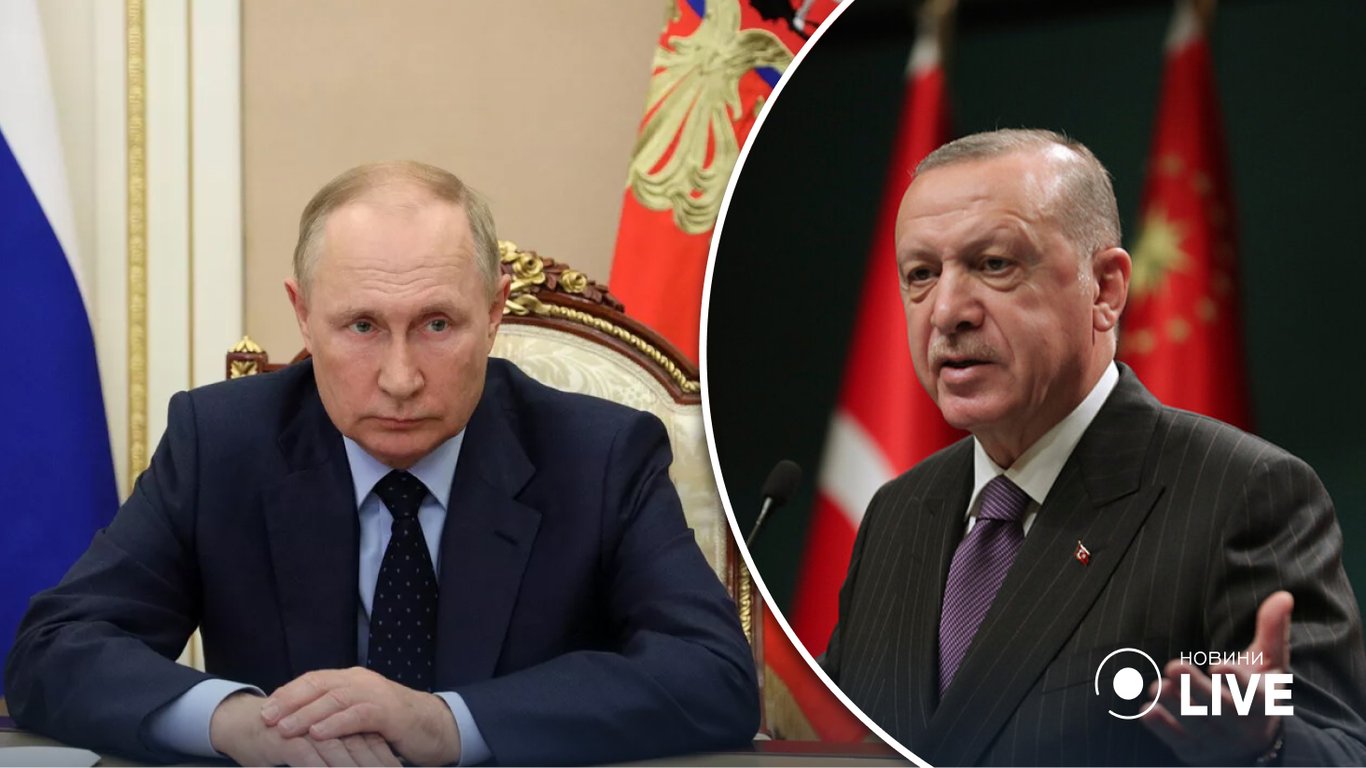 Президенти росії та Туреччини провели телефонну розмову