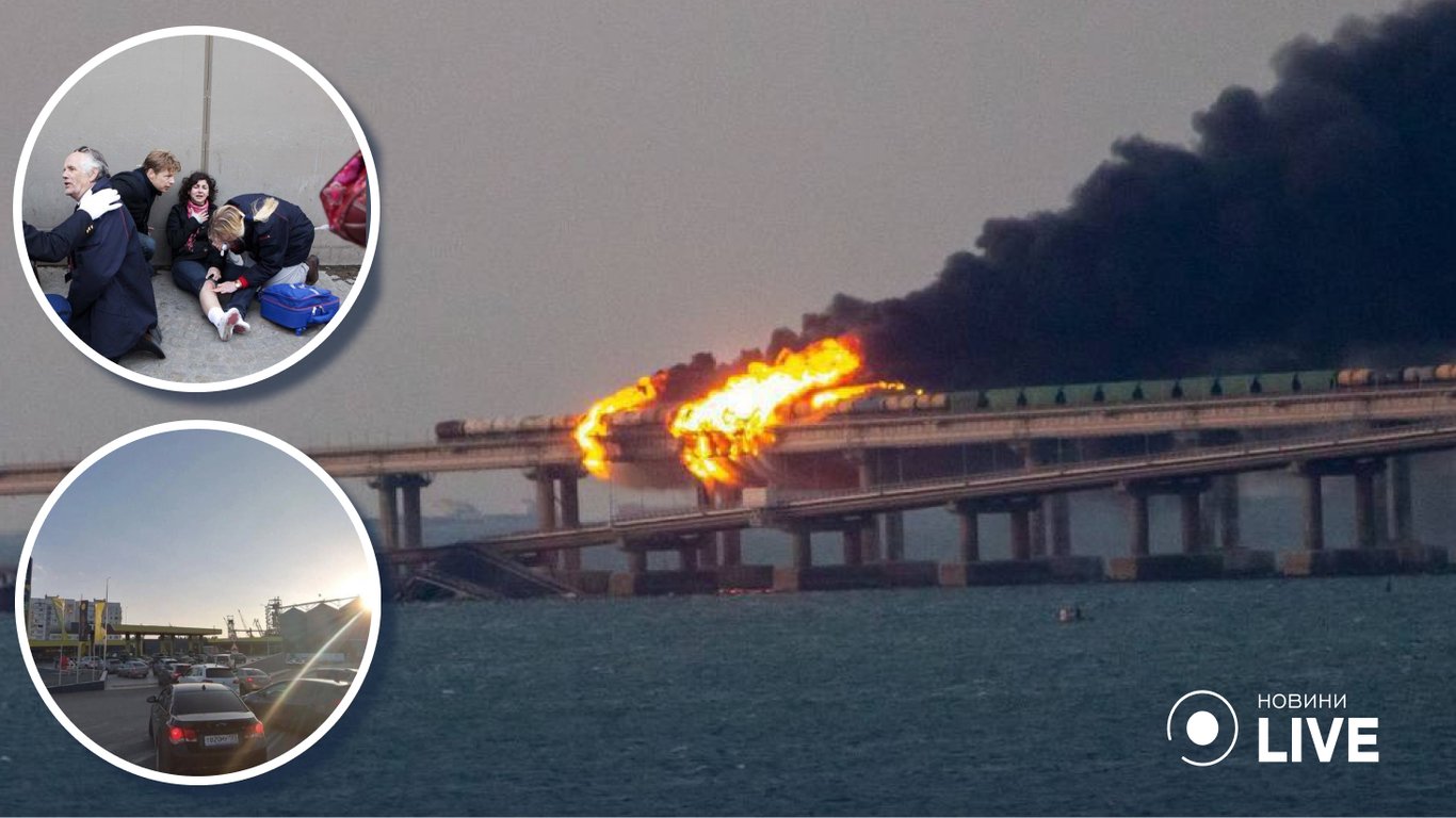 Пожар на Крымском мосту – появились подробности