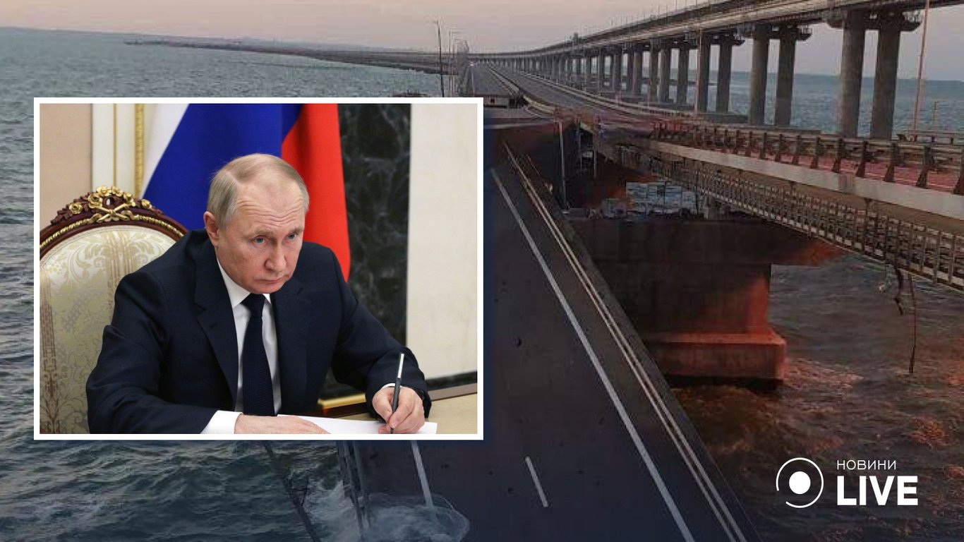 Путін посилив захист Кримського мосту: на кого поклав повноваження