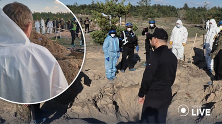В Лимане эксгумировали первые 20 тел на месте массового захоронения - 285x160
