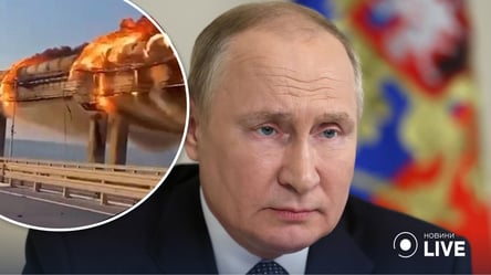 Путін вперше прокоментував вибух на Кримському мосту - 285x160