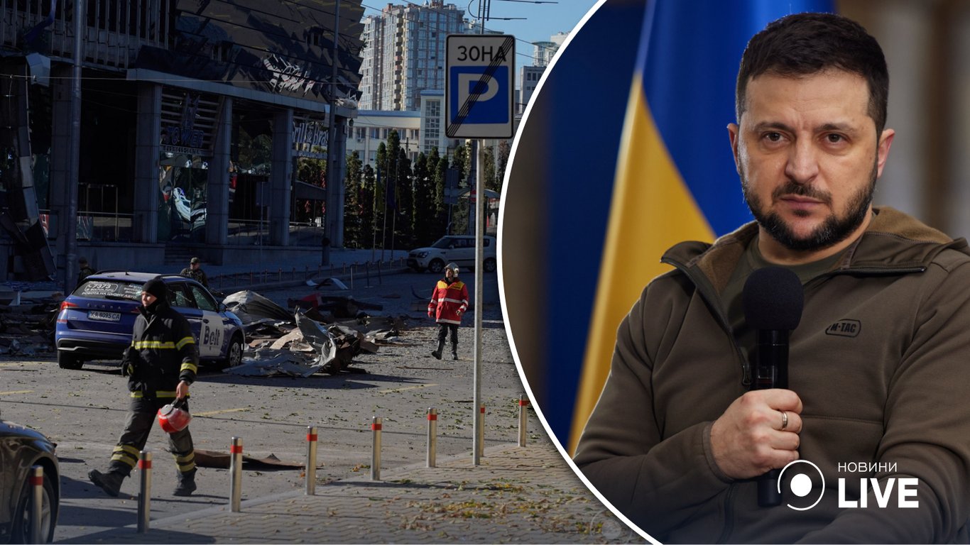 Президент Украины Владимир Зеленский рассказал подробности сегодняшней атаки россиян